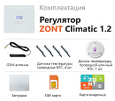 ZONT Climatic 1.2 Погодозависимый автоматический GSM / Wi-Fi регулятор (1 ГВС + 2 прямых/смесительных) с доставкой в Ярославль